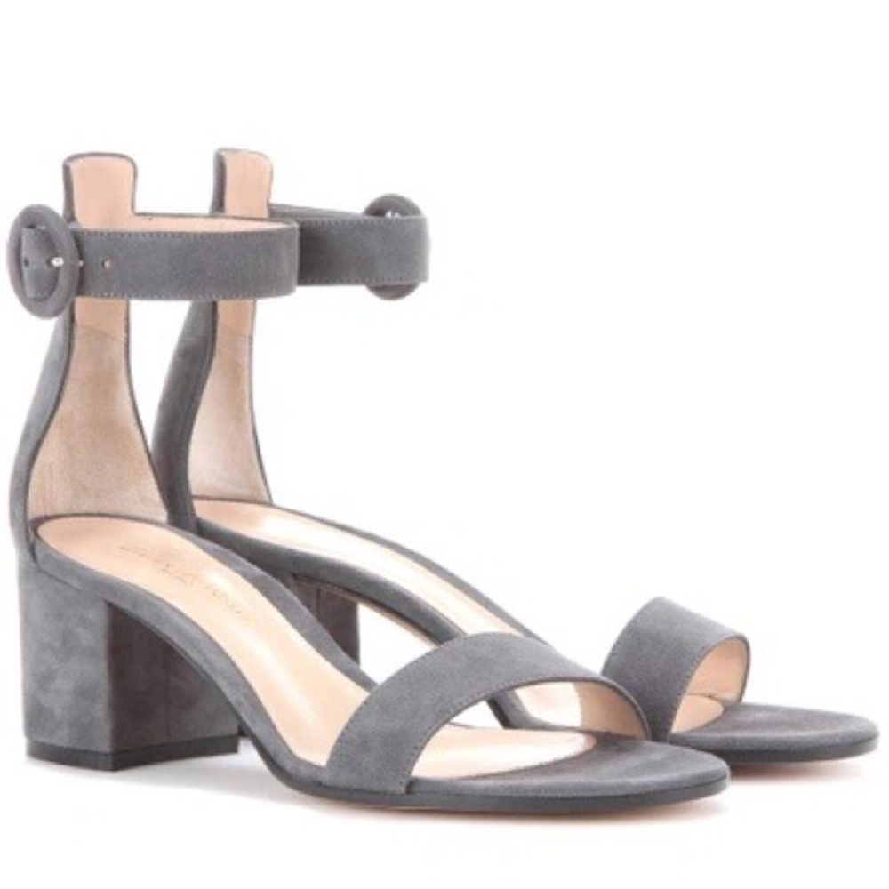 NEW Gianvito Rossi Versilia 60 Suede Sandals